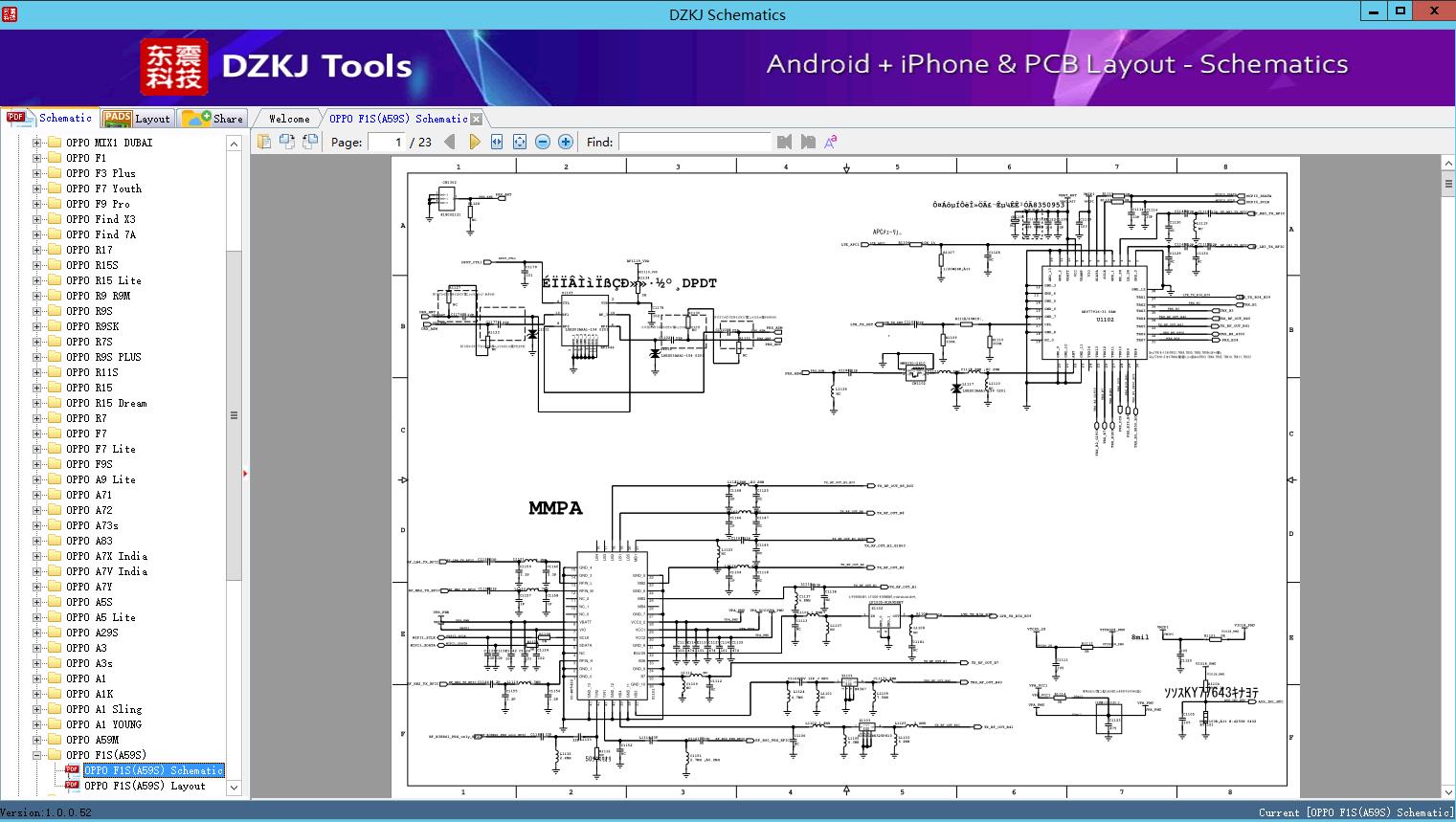 OPPO F1S(A59S) Schematic